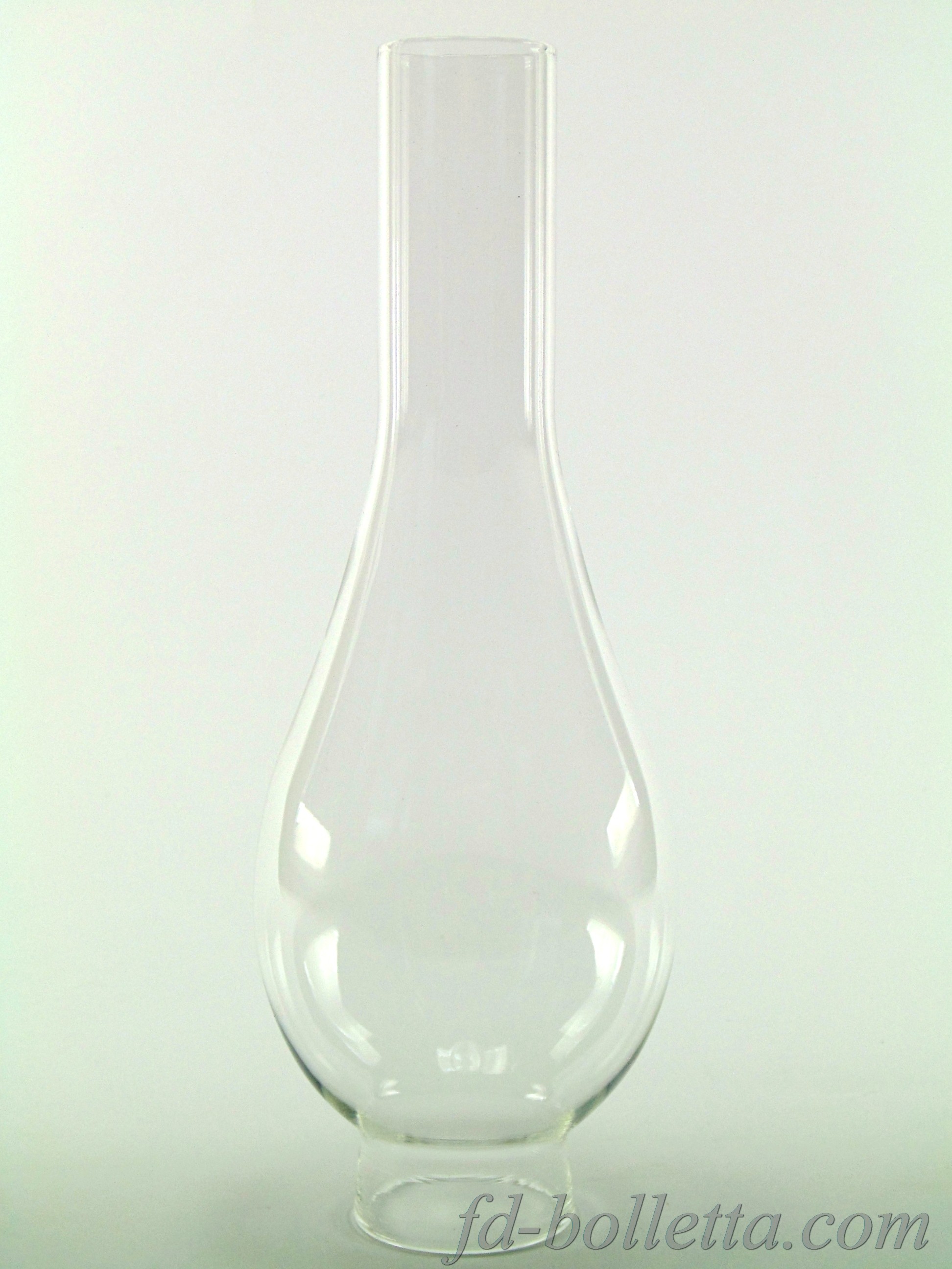 0284 Lume a petrolio 2 pezzi in vetro ricambio glass verrè bocce diam inf 6mm 