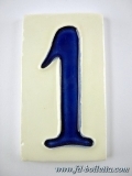 Numero civico ceramica grande nc2