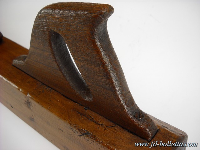 Pialla a mano in legno antica a124 - fd-bolletta lampade