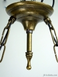 Lampadario 2 luci foglie l22010