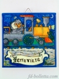 Mattonelle ceramica mestiere Ferroviere