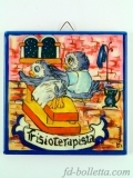 Mattonelle ceramica mestiere Fisioterapista