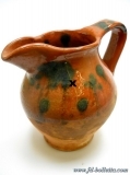 Vasella,brocca antica in terracotta a73