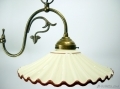 Lampadario 2 luci foglie l22010